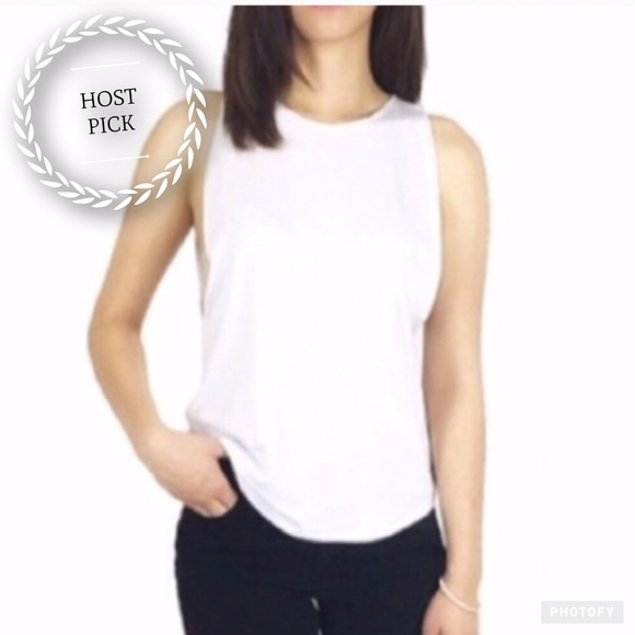 ~ Host Pick ~ ATID AVA Deep Side Jersey Tank L - Picture 2 of 10